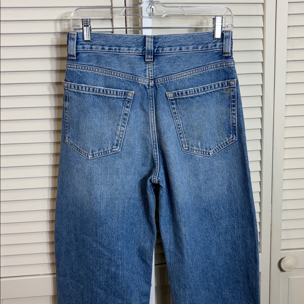 NWT Madewell The Balloon Jean Distressed Barrel Leg Size 26 - Picture 12 of 16